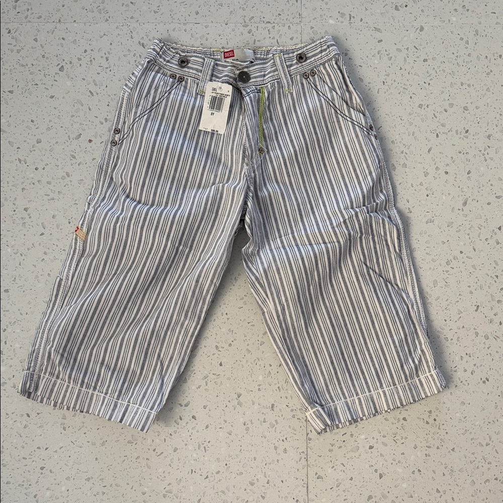 Diesel Pogpe Navy/Blue Gray Kids Bottoms Size 8Y NWT